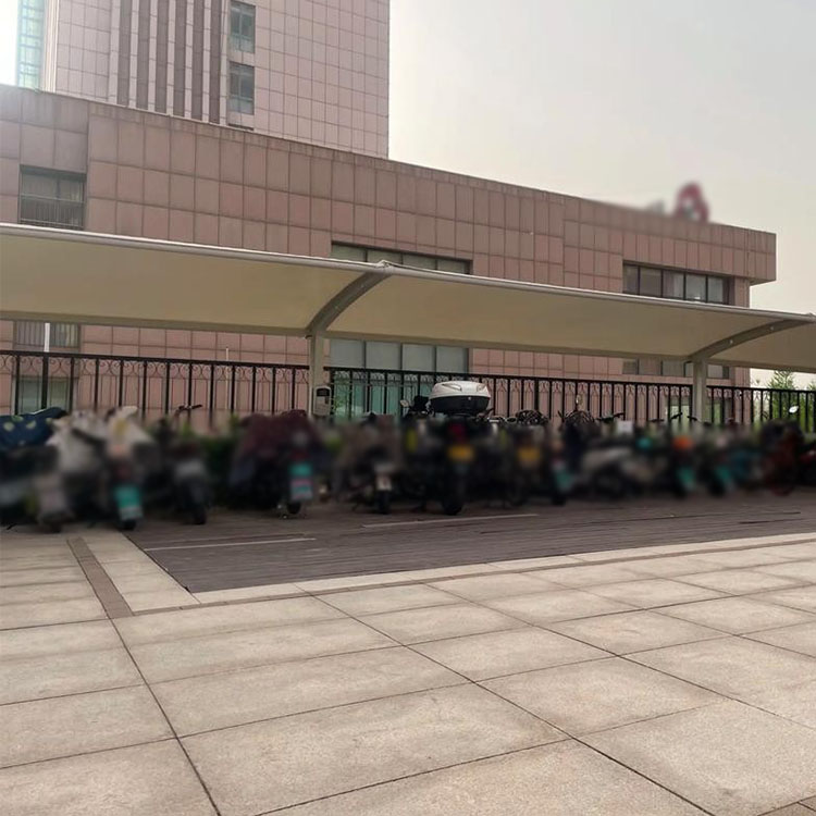 海宁县膜结构电动车棚